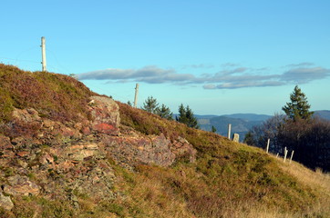 Felslandschaft auf dem Belchen
