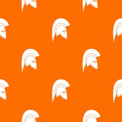 Roman helmet pattern seamless