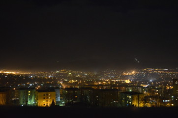 Fototapeta na wymiar Miasto nocą