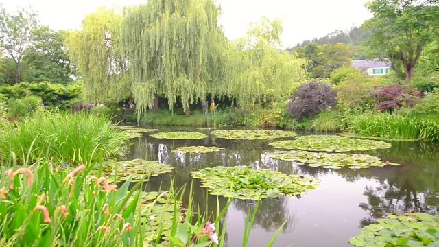 Monet Garden in Giverny - France.