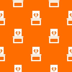 Diamond in box pattern seamless