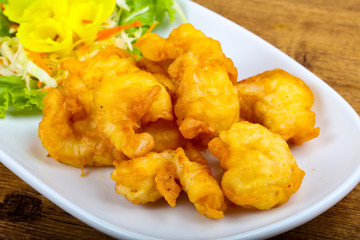 Squid tempura