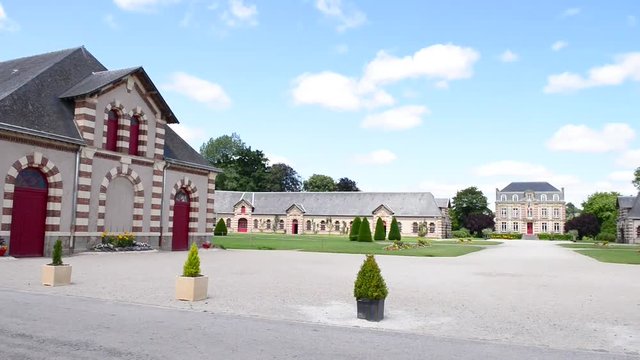 Haras National de Saint Lo - Normandy - France.It has the regulation and administration of breeding of horses.