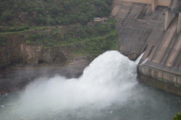 Srisailam dam, Andhra Pradesh, India