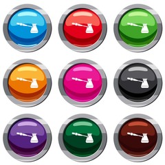 Coffee cezve set 9 collection