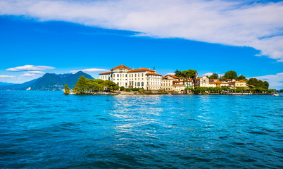 Isola Bella island in Maggiore lake, Borromean Islands, Stresa Piedmont Italy
