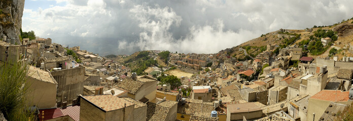 Ancient town of Caltabellotta in Sicily