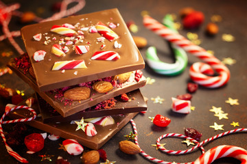 Christmas chocolate bark