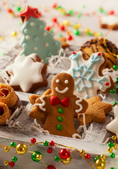 Assorted Christmas cookies