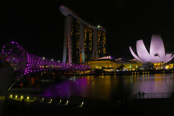 Fototapeta na wymiar Singapore Marina Bay Sands