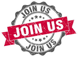 join us stamp. sign. seal