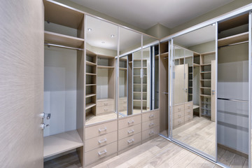 Interior dressing room.