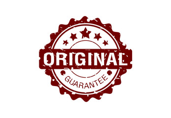 Original guarantee logo design vector