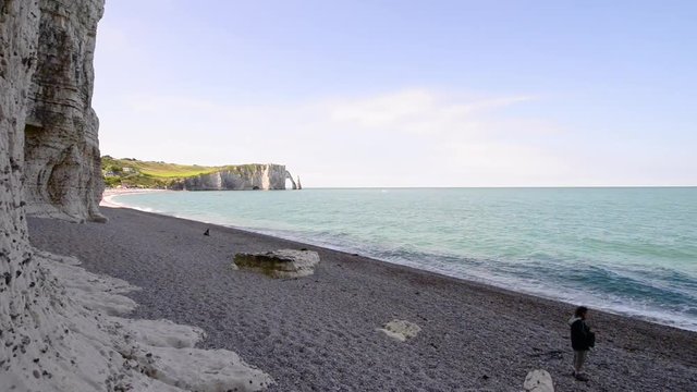 Etretat cliffs, Normandy.