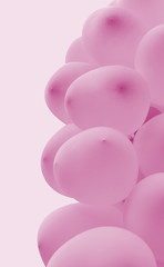 Pastel balloons for background