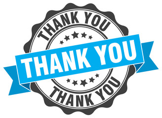 thank you stamp. sign. seal
