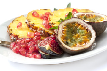 Fruits on a plate