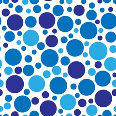 Foto op Plexiglas Cirkels chaotisch cirkel naadloos patroon.