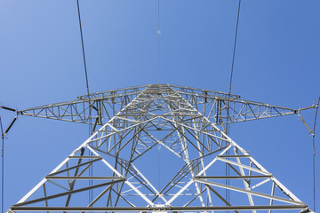 Towers and high-voltage electrical wiring