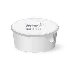 Round mockup packaging foil and paper