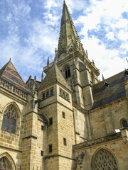 Fototapeta na wymiar Autun Cathedral