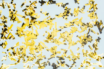 golden glossy confetti