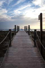 Fototapeta premium Camino hacia la playa
