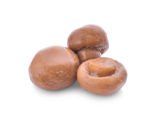 whole champignon mushrooms in brine