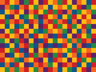 vector pattern background with the colors of the rainbow colors