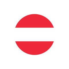 Austria flag, official colors and proportion correctly. National Austrian flag.