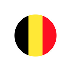Fototapeta premium Belgium flag, official colors and proportion correctly. National Belgium flag.