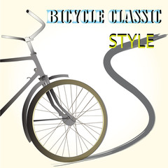 old bicycle classic style fashion