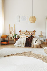 Modern hygge style bedroom