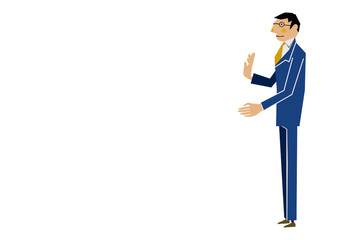 スーツを着た東洋人の男性