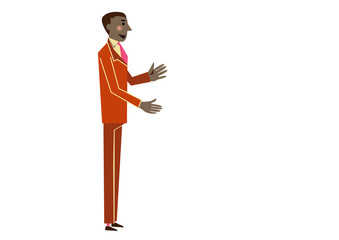 アフリカ系。スーツを着た黒人男性。ビジネス。インターナショナル。