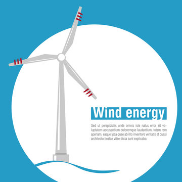 Wind energy. Green energy. Renewable energy.