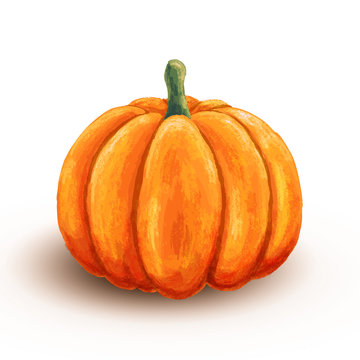 Hand drawn pumpkin
