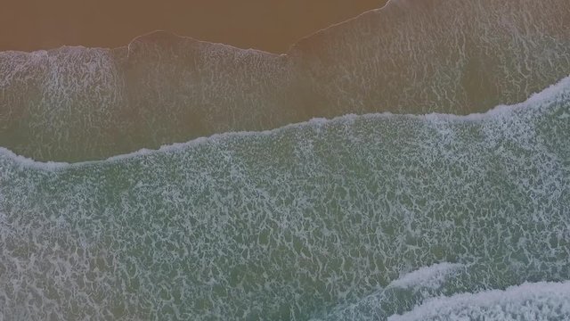 Over the wave and the beach of Phuket.