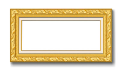 gold vintage picture frame