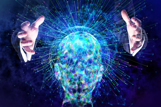 Artificial intelligence and future concept