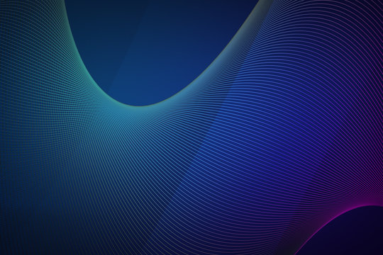 Blue Digital Lines Background