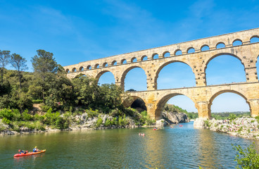 Pont du Gard in Nimes, France