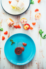 Fruit summertime popsicles