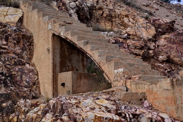 Abandoned gold mine in Rodalquilar (Almeria, Spain)