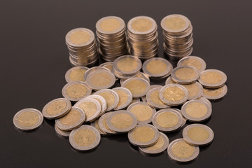 euro coins