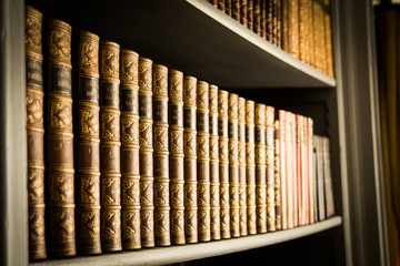 Antique Books on shelf