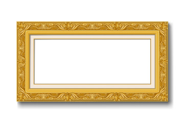 gold vintage picture frame 