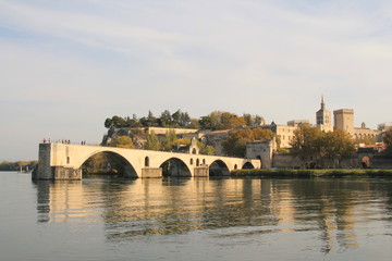 Fototapeta premium Avignon, cité des papes dans le Vaucluse, France 