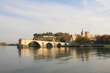 Fototapeta premium Avignon, cité des papes dans le Vaucluse, France 
