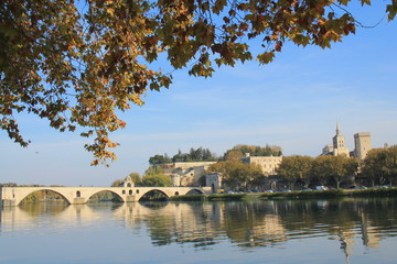 Avignon, cité des papes dans le Vaucluse, France
